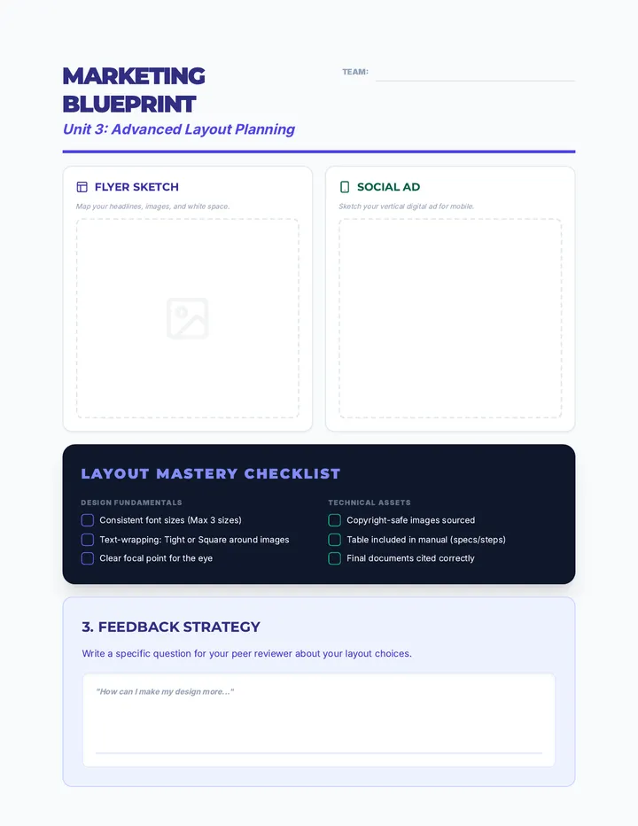 Marketing Blueprint Organizer