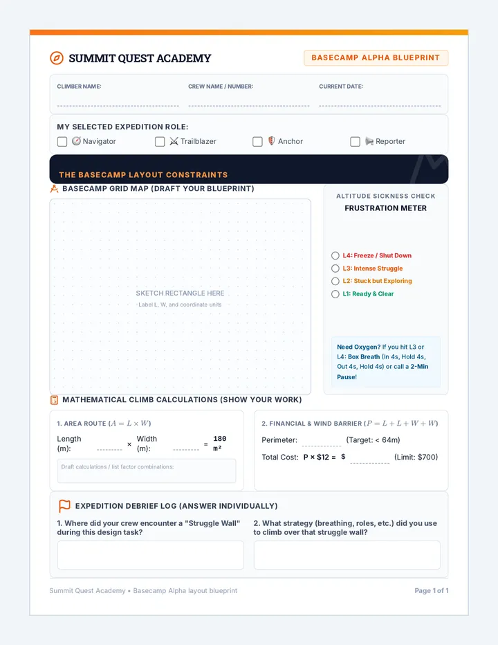 Summit Challenge Worksheet