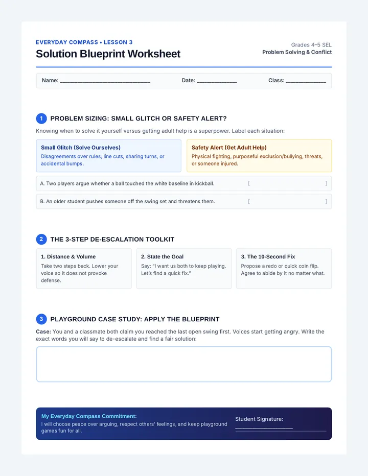 Solution Blueprint Worksheet