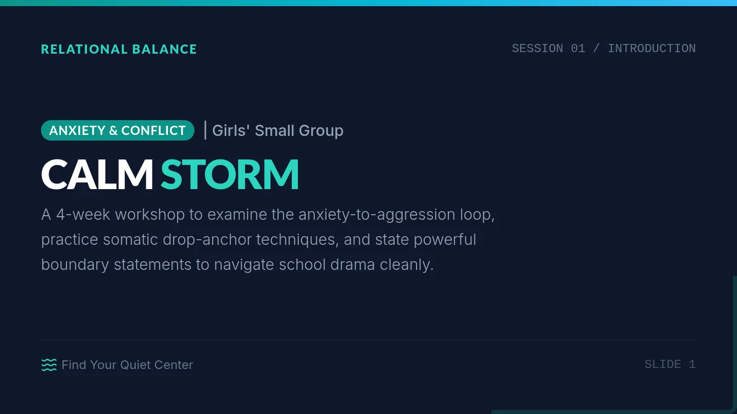 Calm Storm Slides