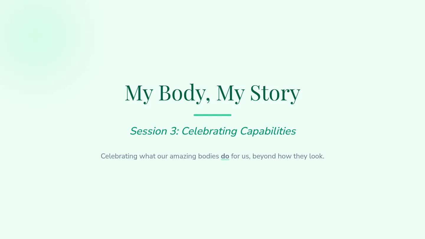 Session 3 Slideshow Presentation