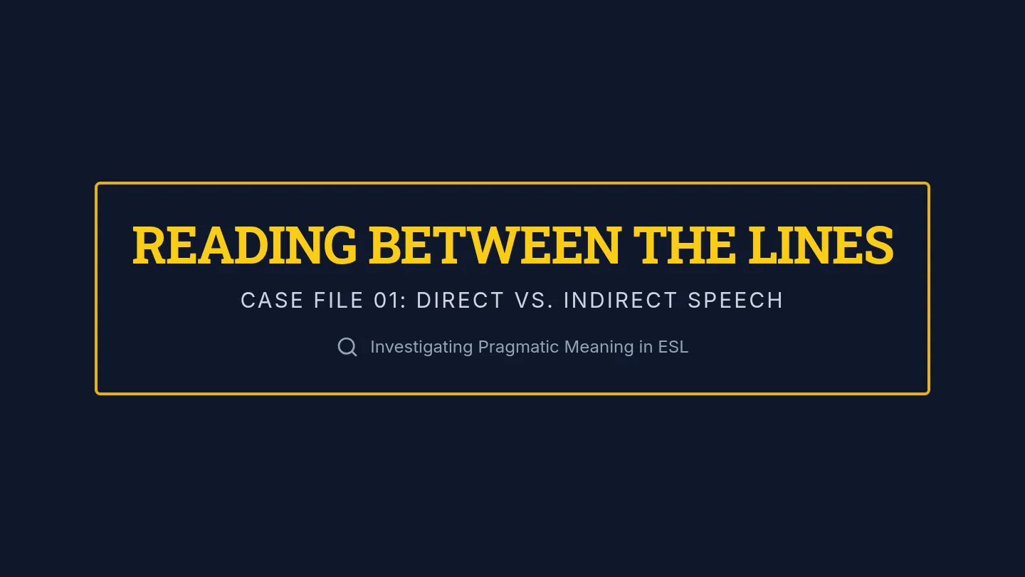 Reading Between the Lines Slides