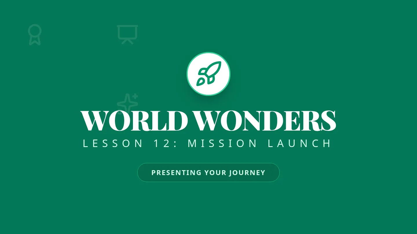 World Wonders Lesson Slides