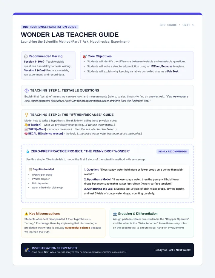 Wonder Lab Teacher Guide