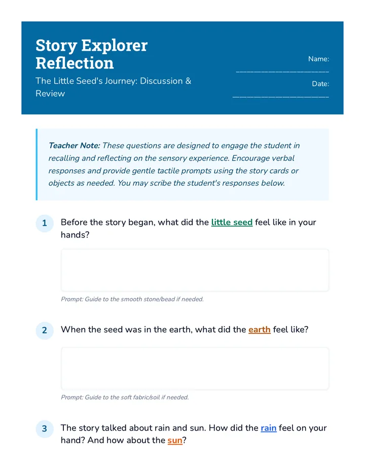 Follow-Up Story Questions Guide