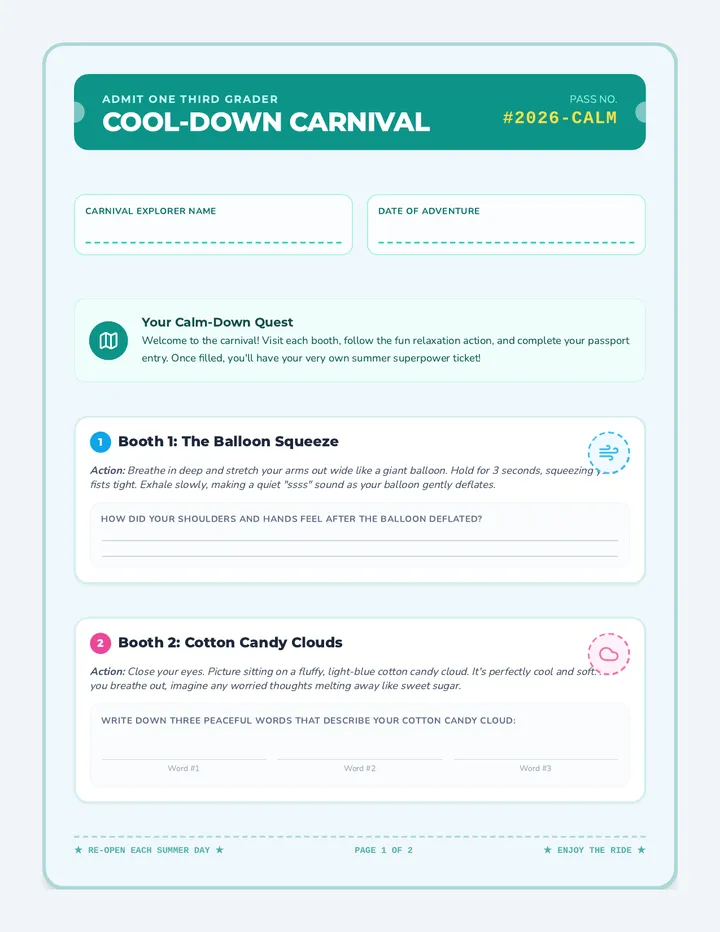 Cool Down Carnival Passport