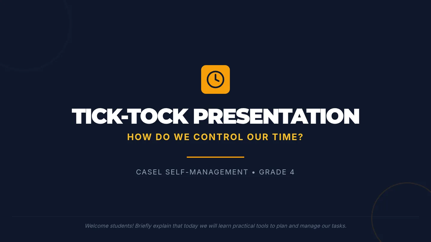 Tick Tock Presentation Slides