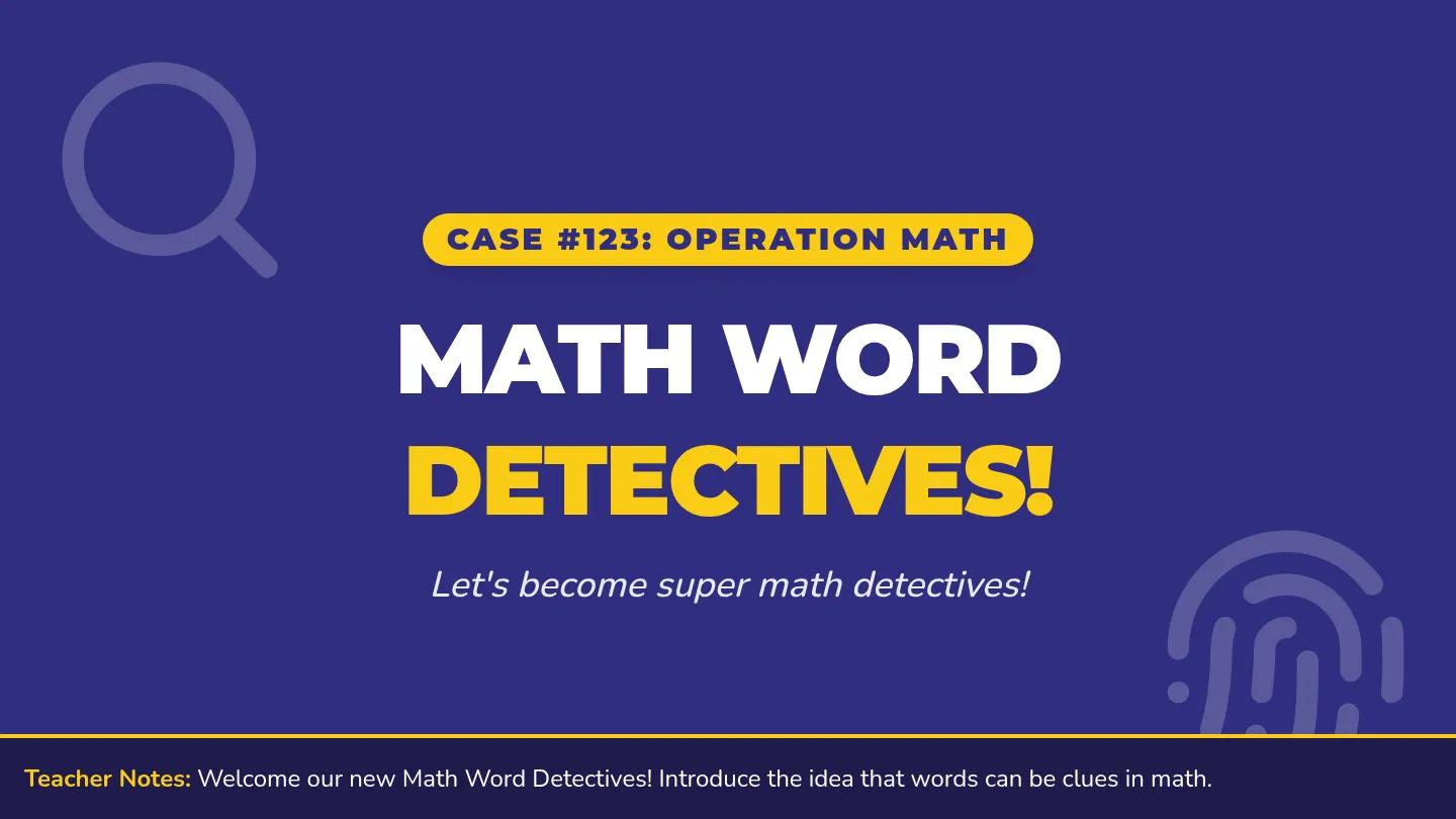 Math Word Detectives Slides