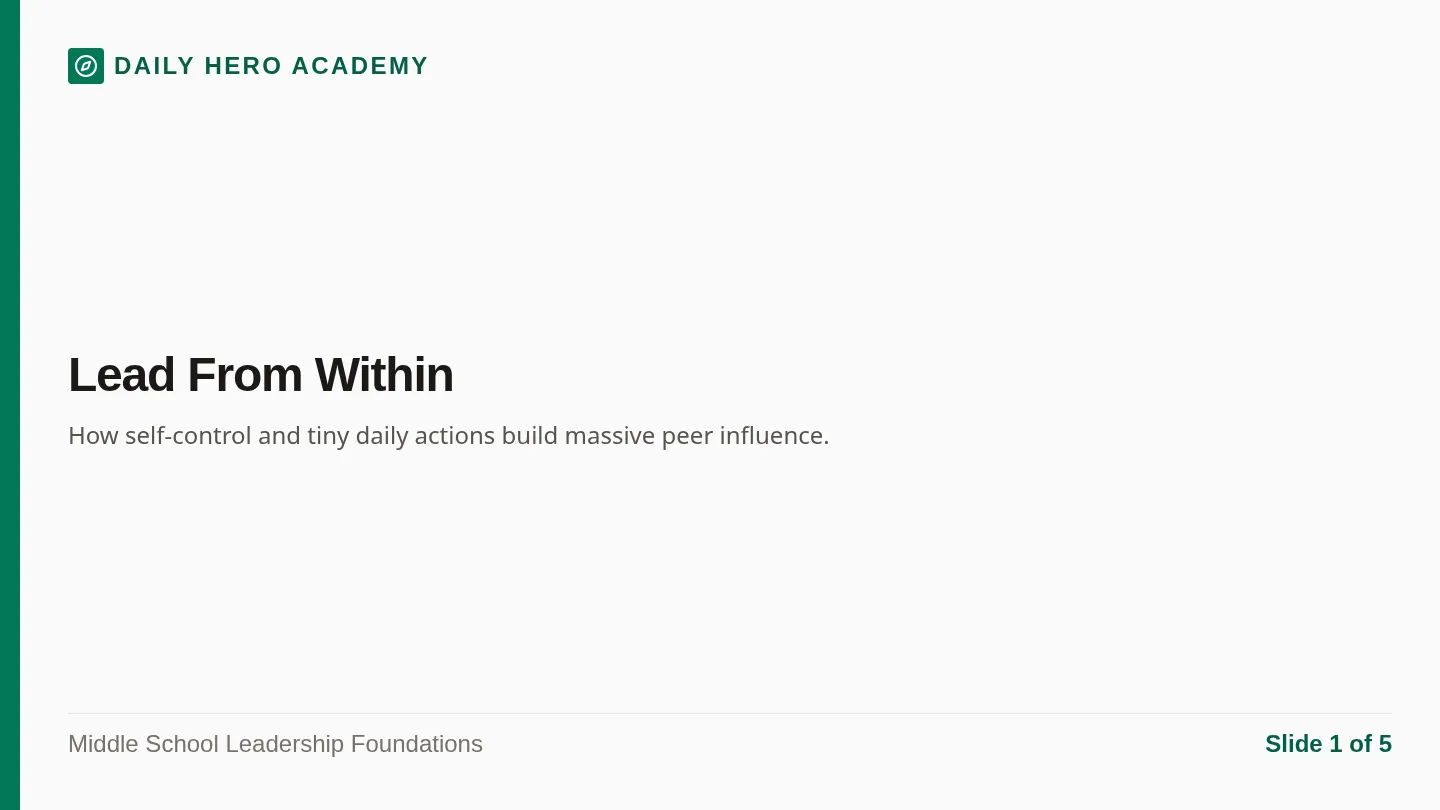 Lead From Within Slides