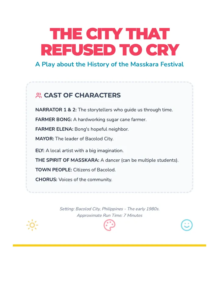 City of Smiles Script