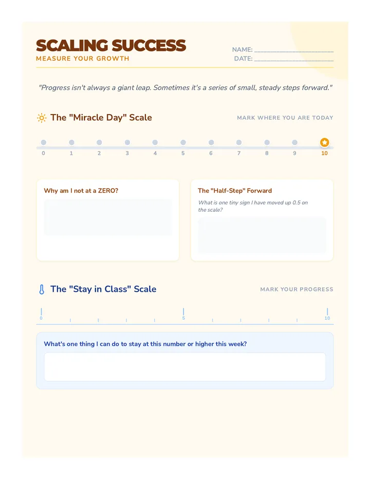 Scaling Success Worksheet