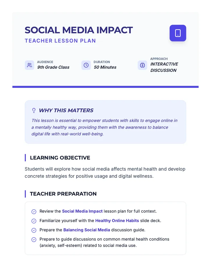 Social Media Impact Plan