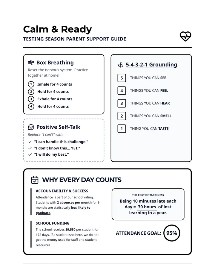 Bilingual Support Handout BW