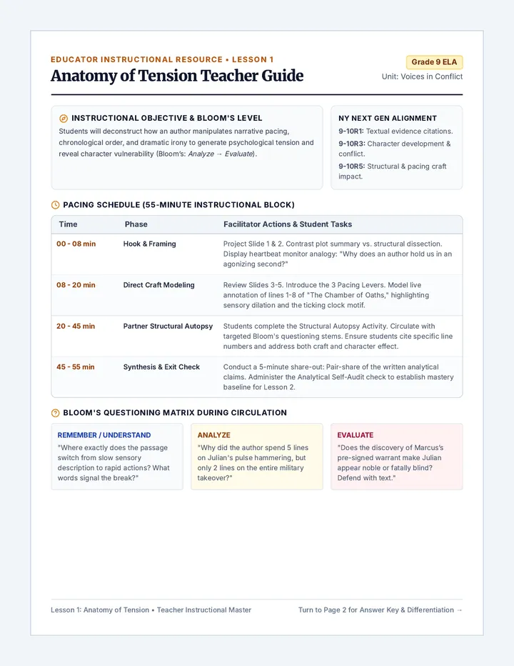 Anatomy of Tension Teacher Guide