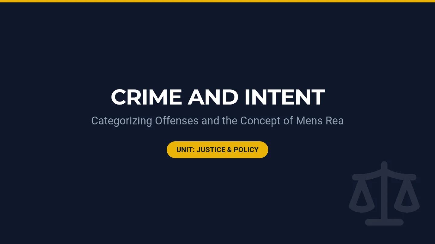 Crime Categories Slides
