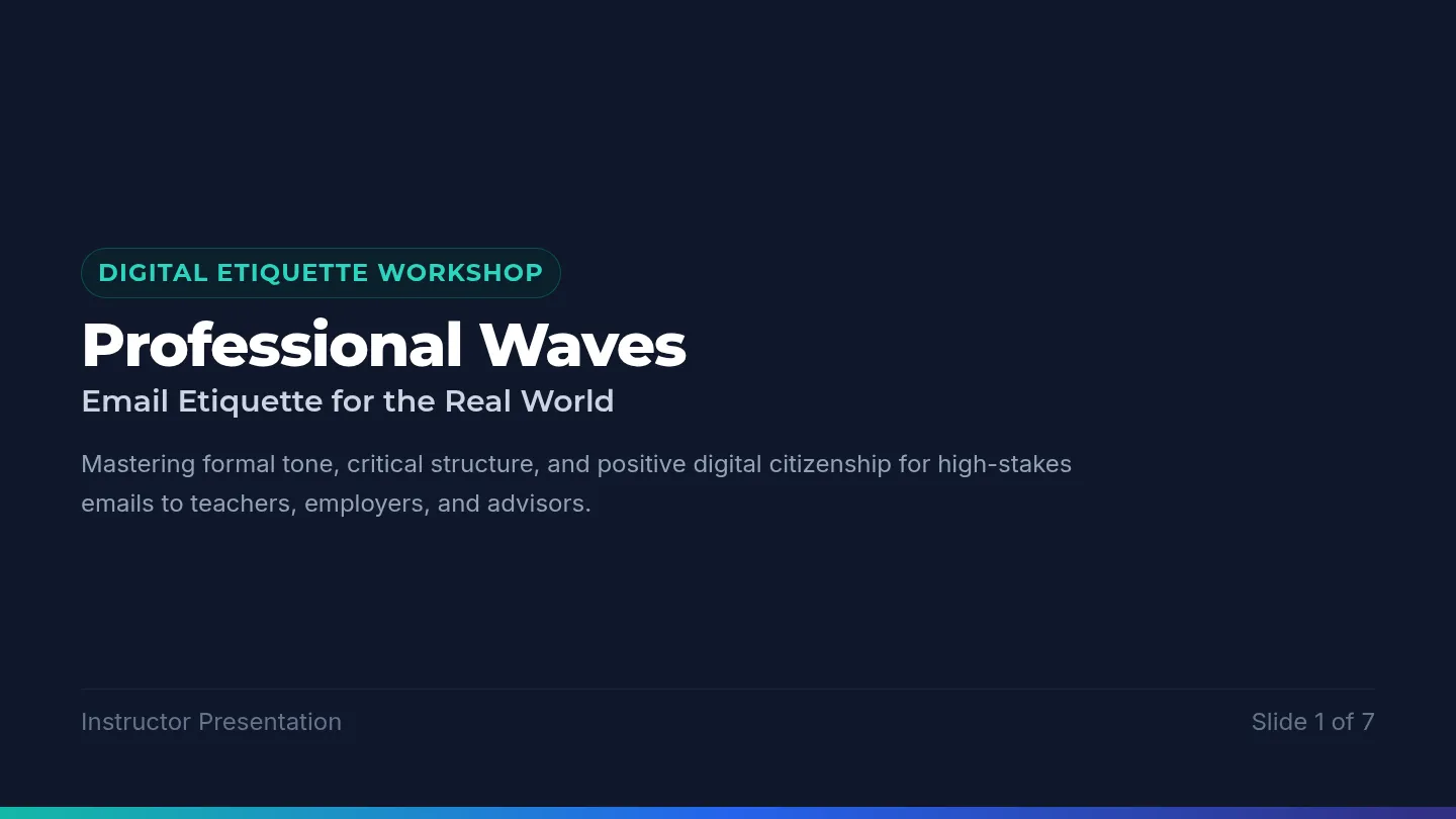 Professional Waves Slides