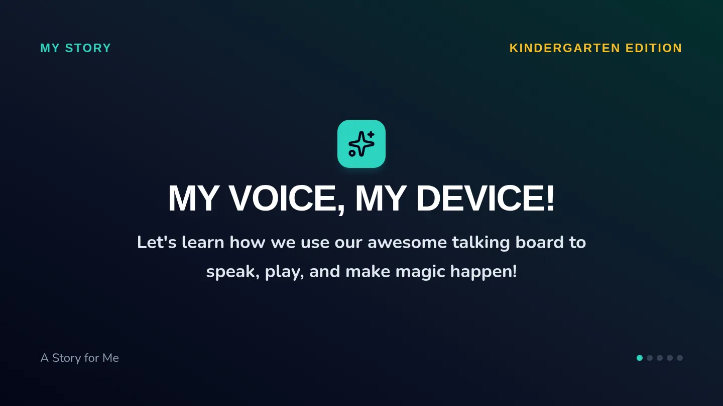 Talk Tech Social Story Slides