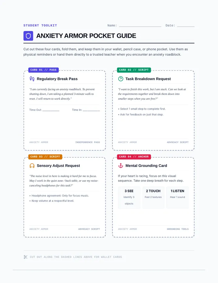 Anxiety Armor Pocket Guide