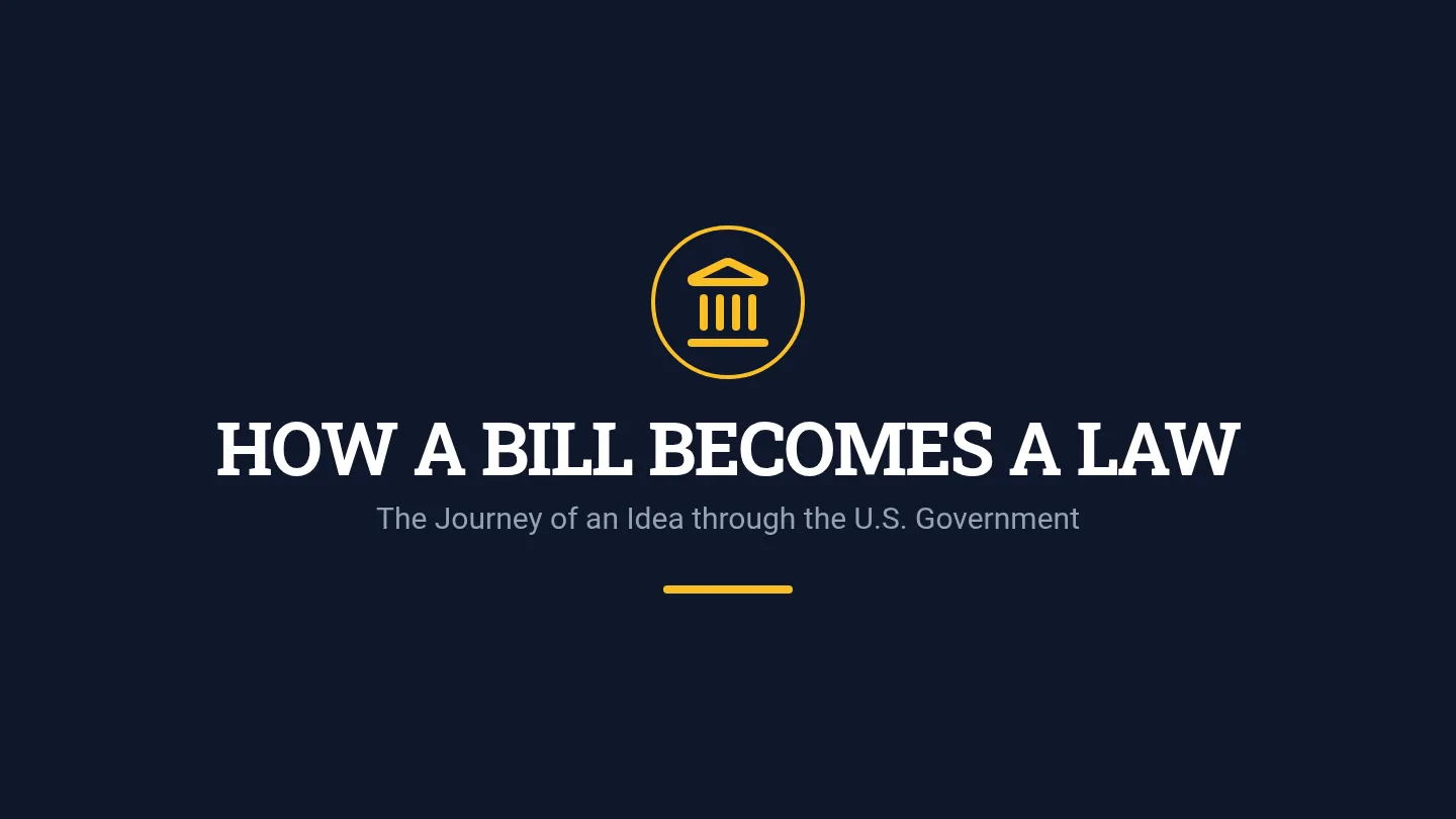 Bill to Law Slides