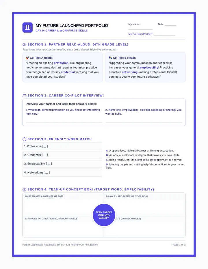 Day 9 Career Workbook