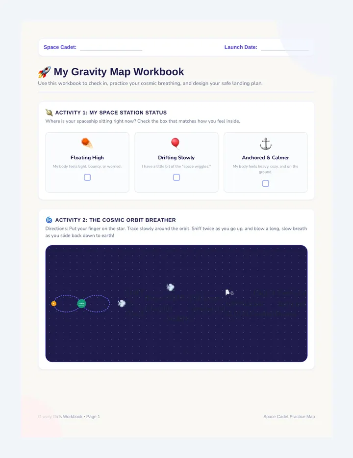 My Gravity Map Workbook