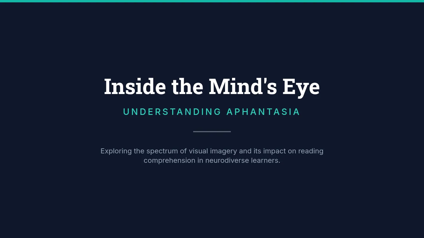 Aphantasia Background Slides