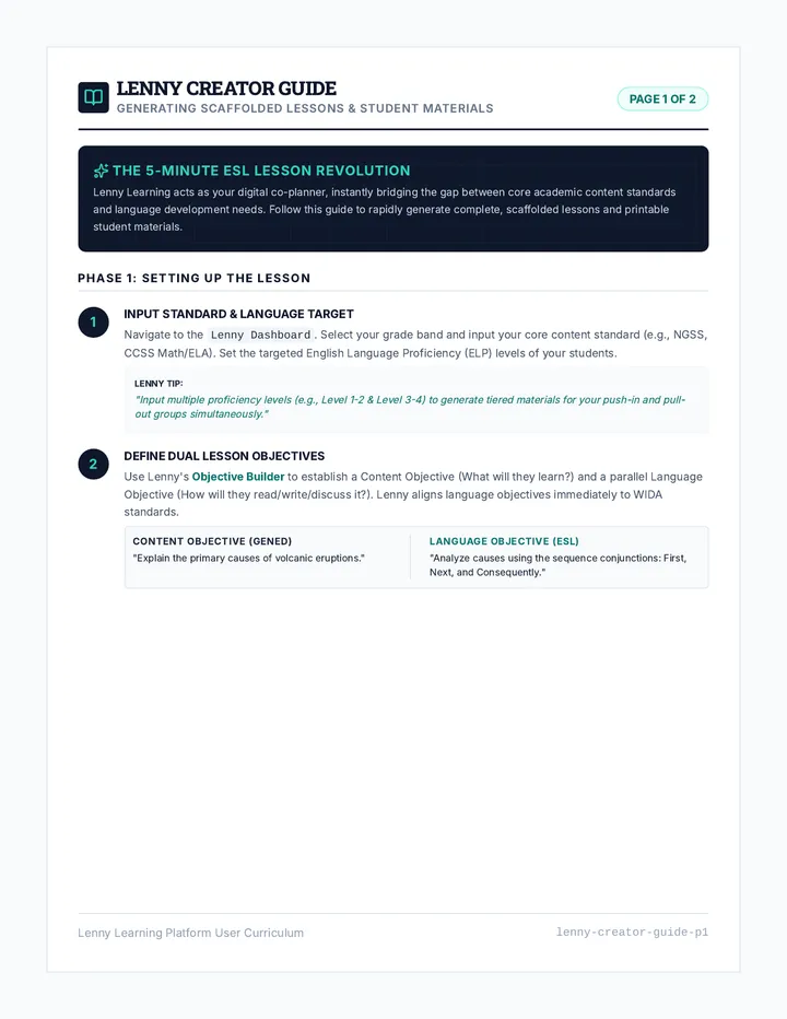 Lenny Creator Guide