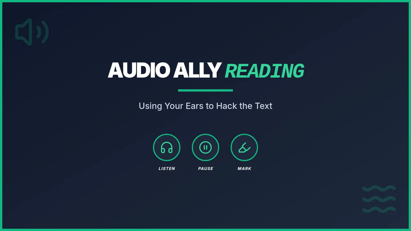 Audio Ally Reading Slides