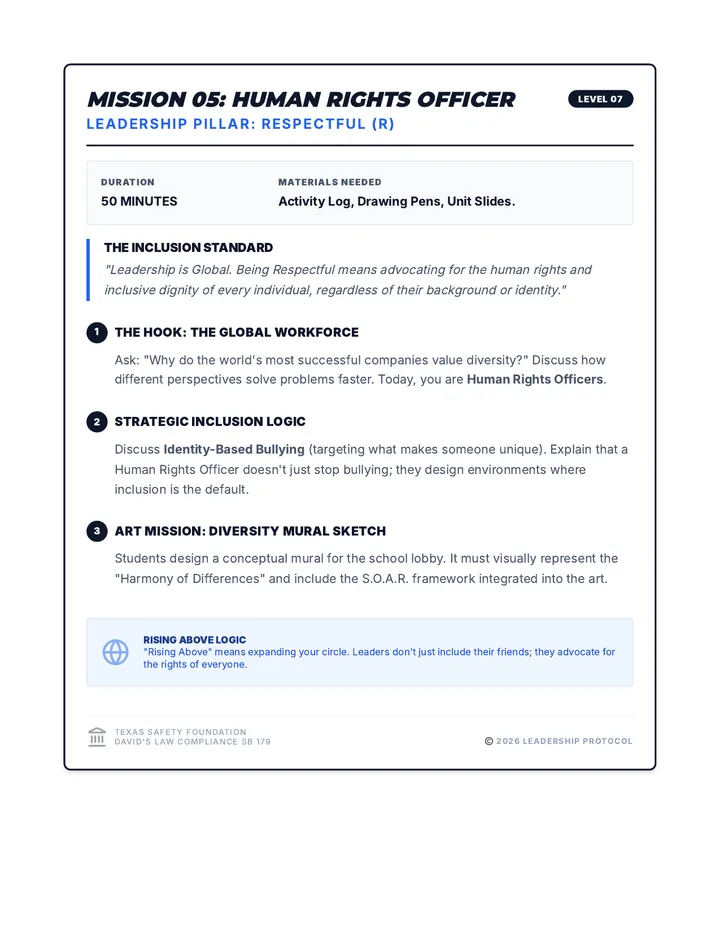 Rising Above Human Rights Teacher Guide