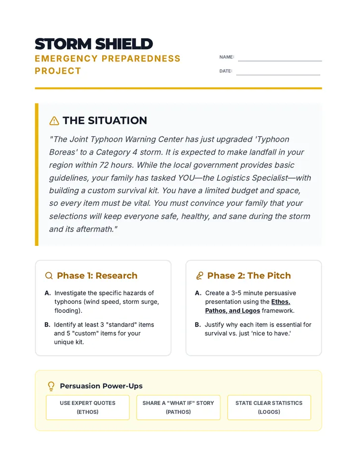 Storm Shield Project Guide