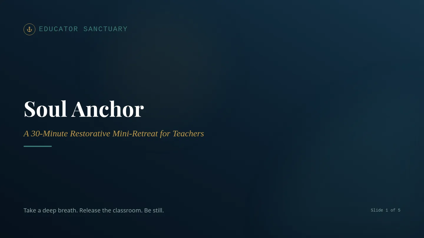 Soul Anchor Slides