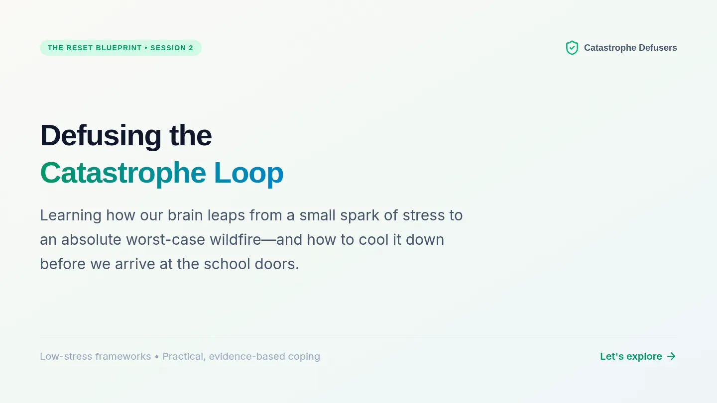 Catastrophizing Slides