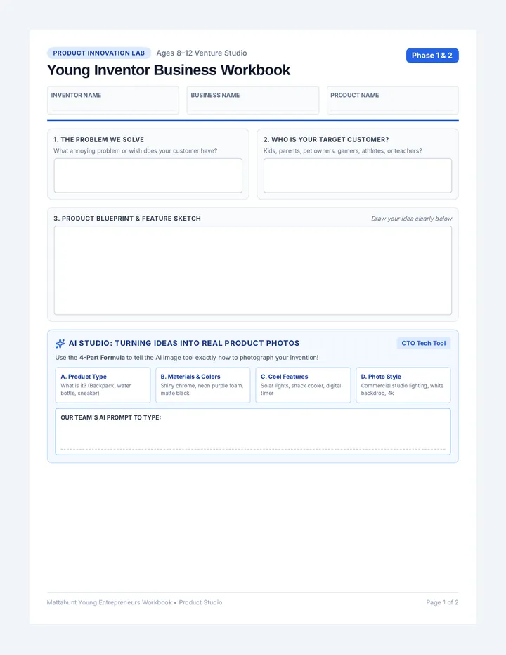 Young Inventor Project Workbook