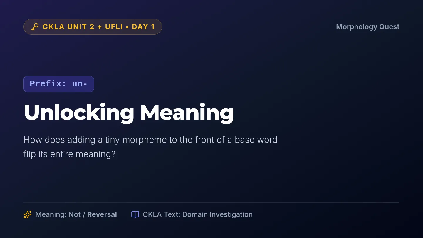 Unlocking Meaning Slides