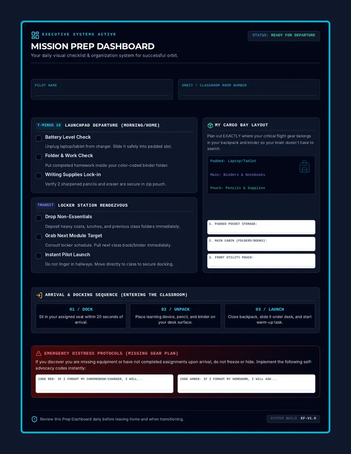 Mission Prep Dashboard