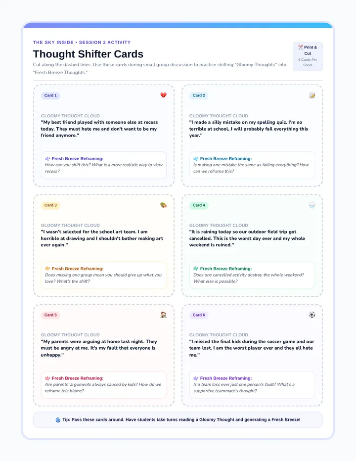 Thought Shifter Cards