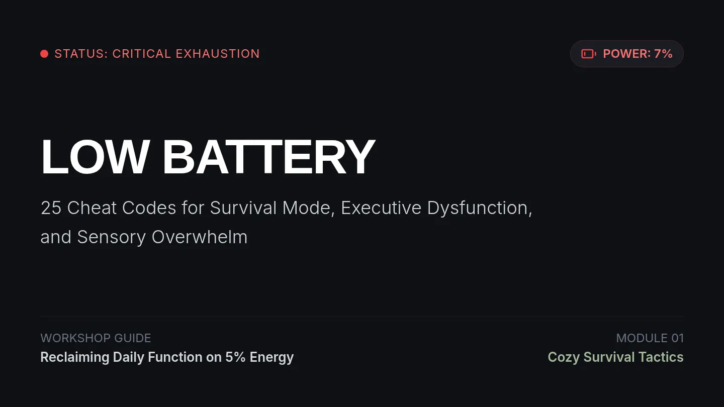 Low Battery Slides