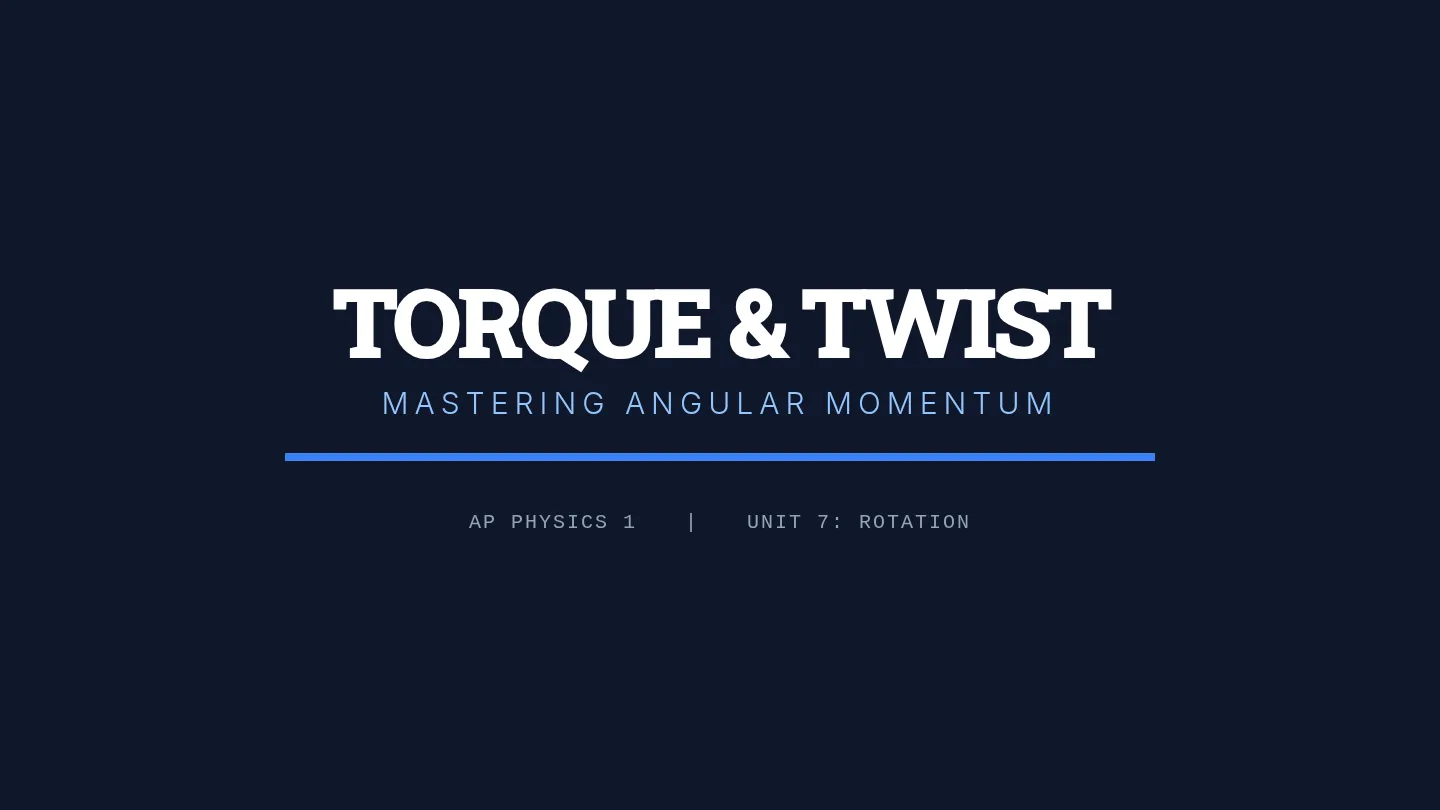 Torque and Twist Slides
