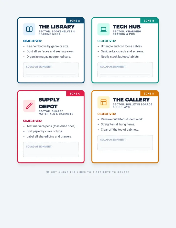 Zone Mission Cards