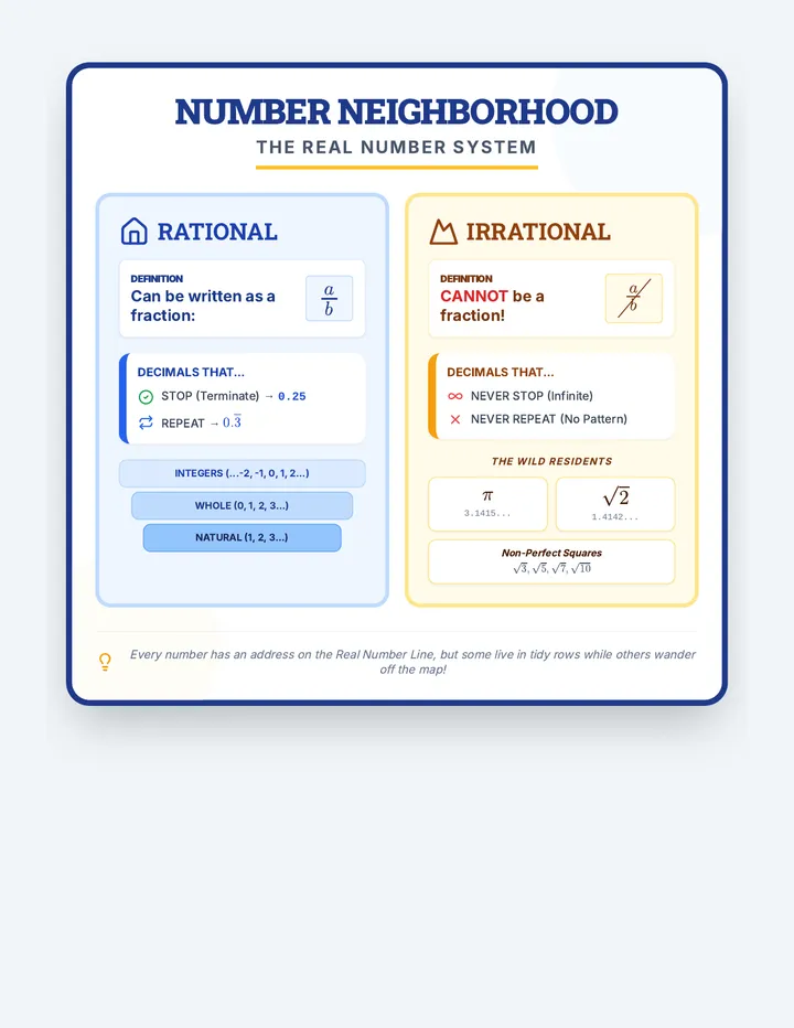 Number Neighborhood Poster