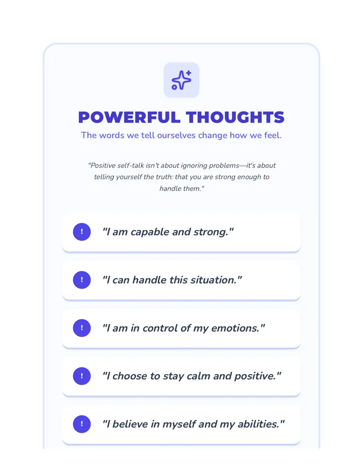 Powerful Thoughts Reference