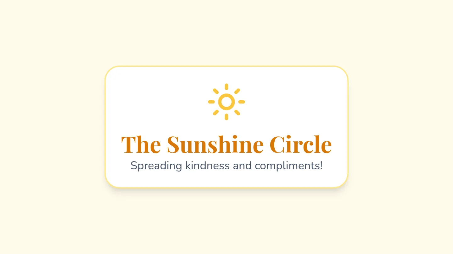 Compliment Circle Slides Presentation