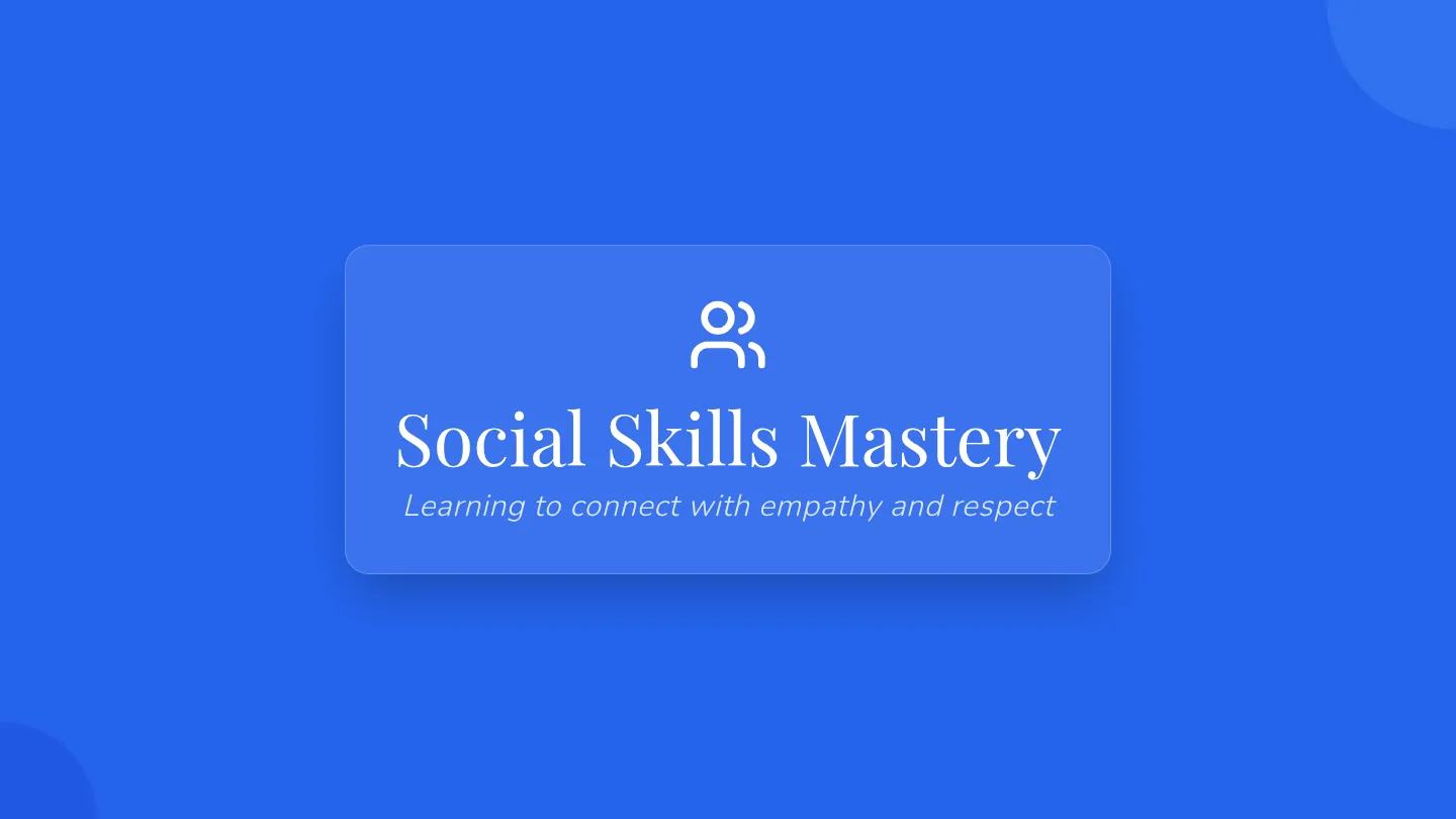 Social Skills Presentation Slides