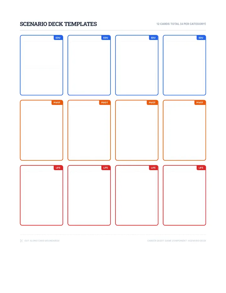 Scenario Deck Templates