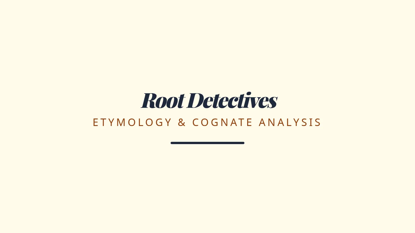 Root Detective Slides