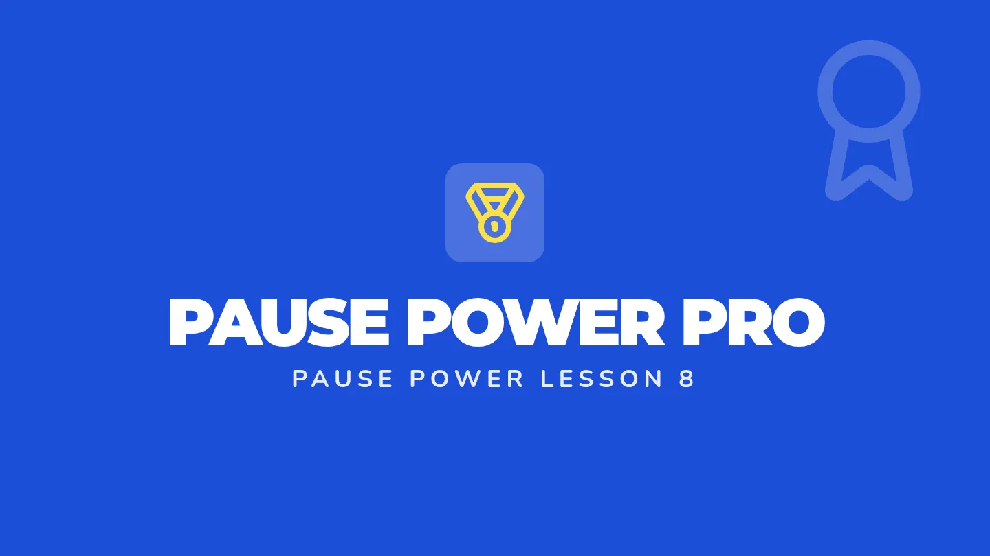Pause Power Pro Slides