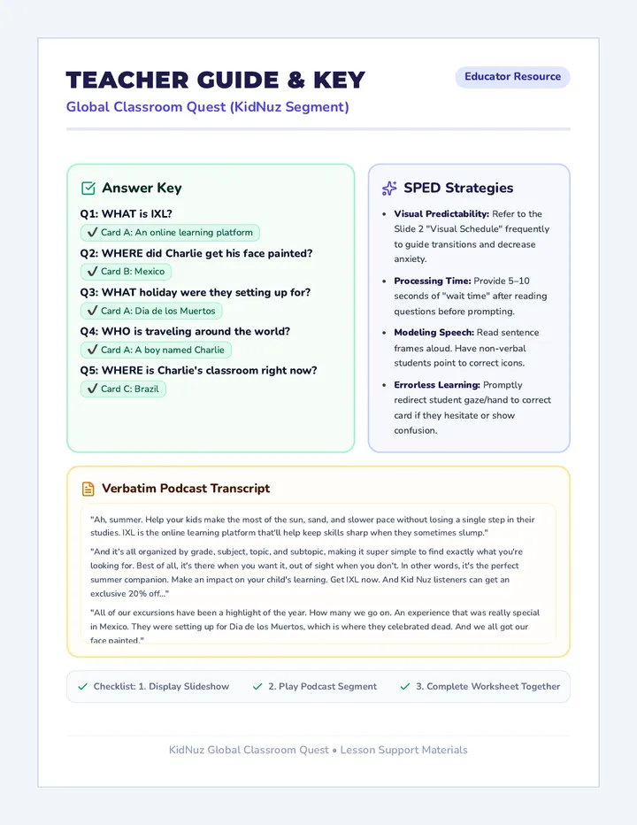 Global Classroom Teacher Guide