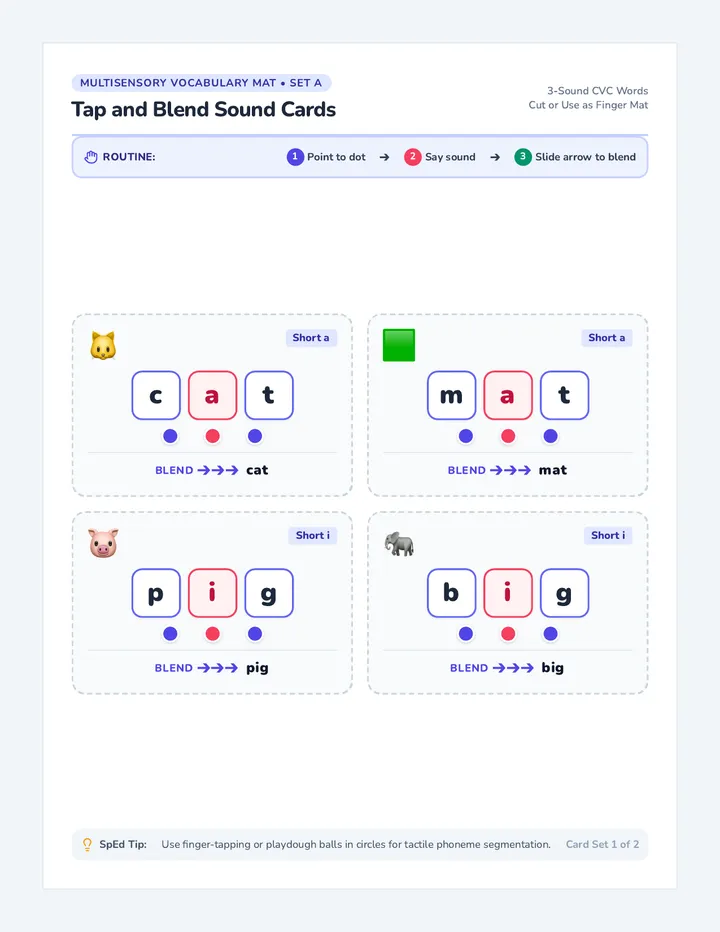 Tap and Blend Cards