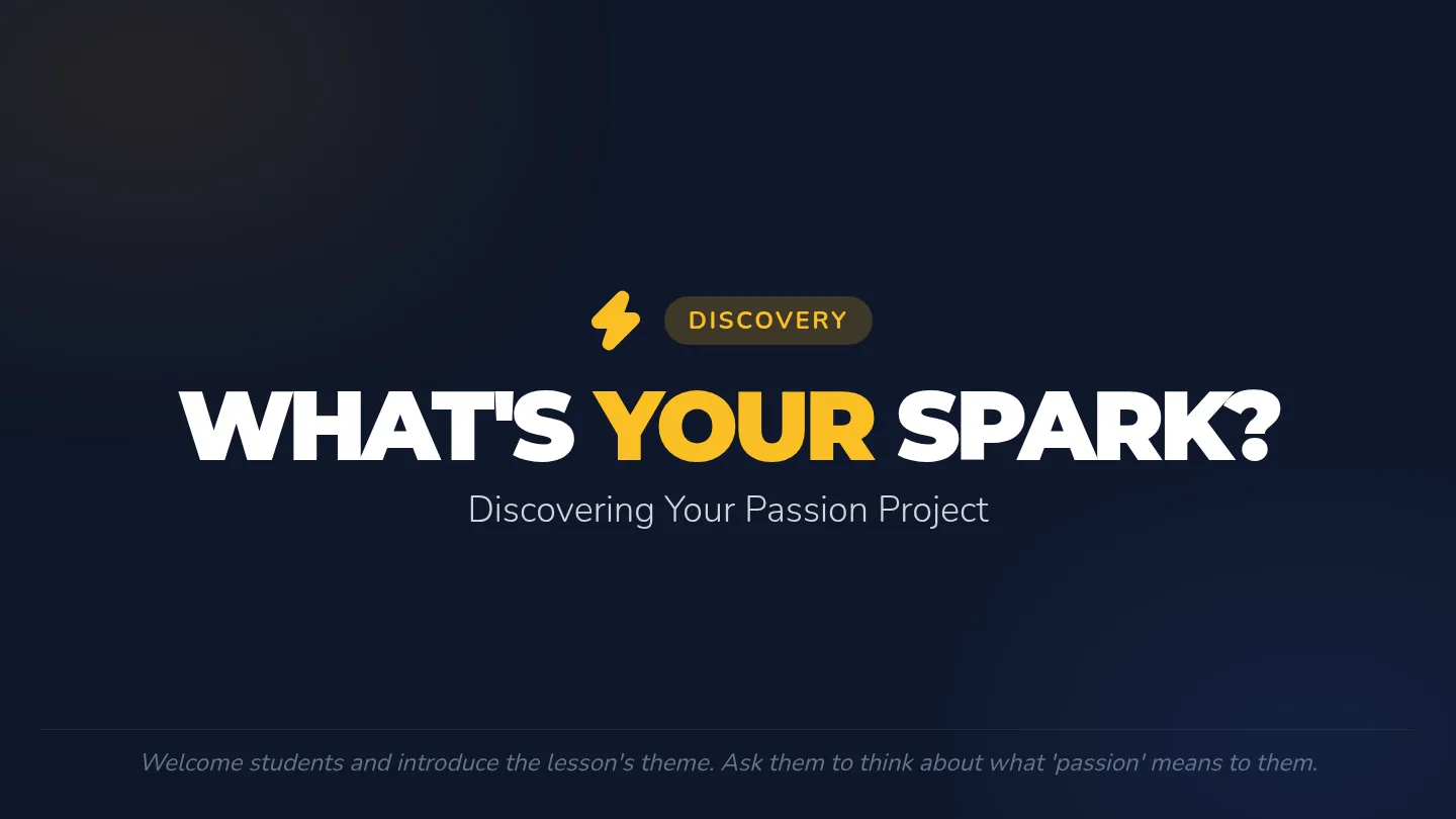 Inspirational Project Examples Slide Deck