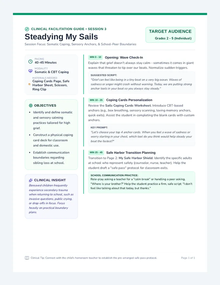 Sails Counseling Guide